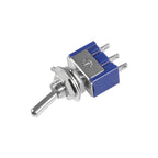 20pcs Micro Toggle Switch 3 Pin SPDT Touch 2 Position ON/ON Mini Miniature Toggle Switch AC 125V/6A