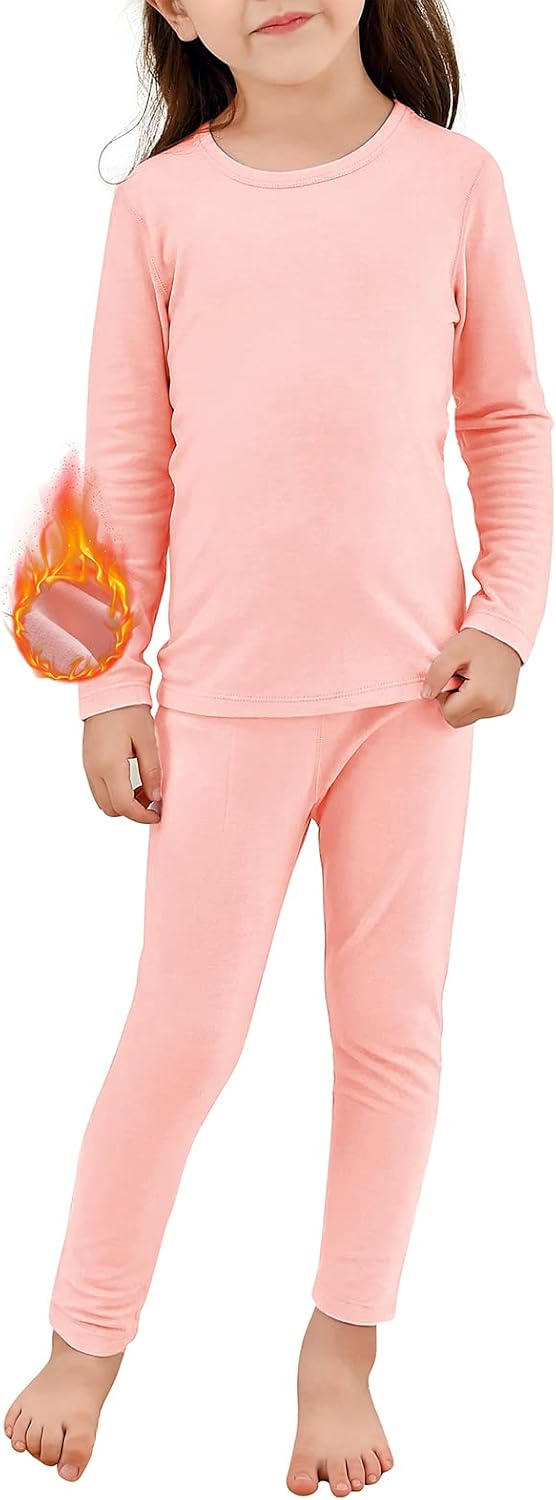 Thermal Underwear for Kids Toddler Winter Base Layer Long Johns Sets for Girls Boys