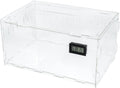 Acrylic Reptile Terrarium Breeding Tank Enclosure 11.4"x7.7"x5.9"