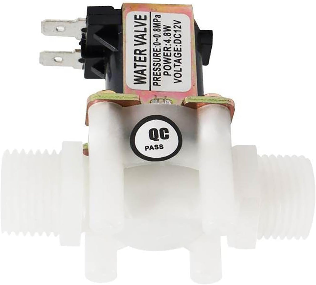 1/2" DC 12V Solenoid Valve N/C Normally Closed Water Inlet Flow Switch