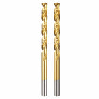 Kozelo 2pcs Drill Bit 5.6mm Diameter M2 High Speed Steel 135° for Metal