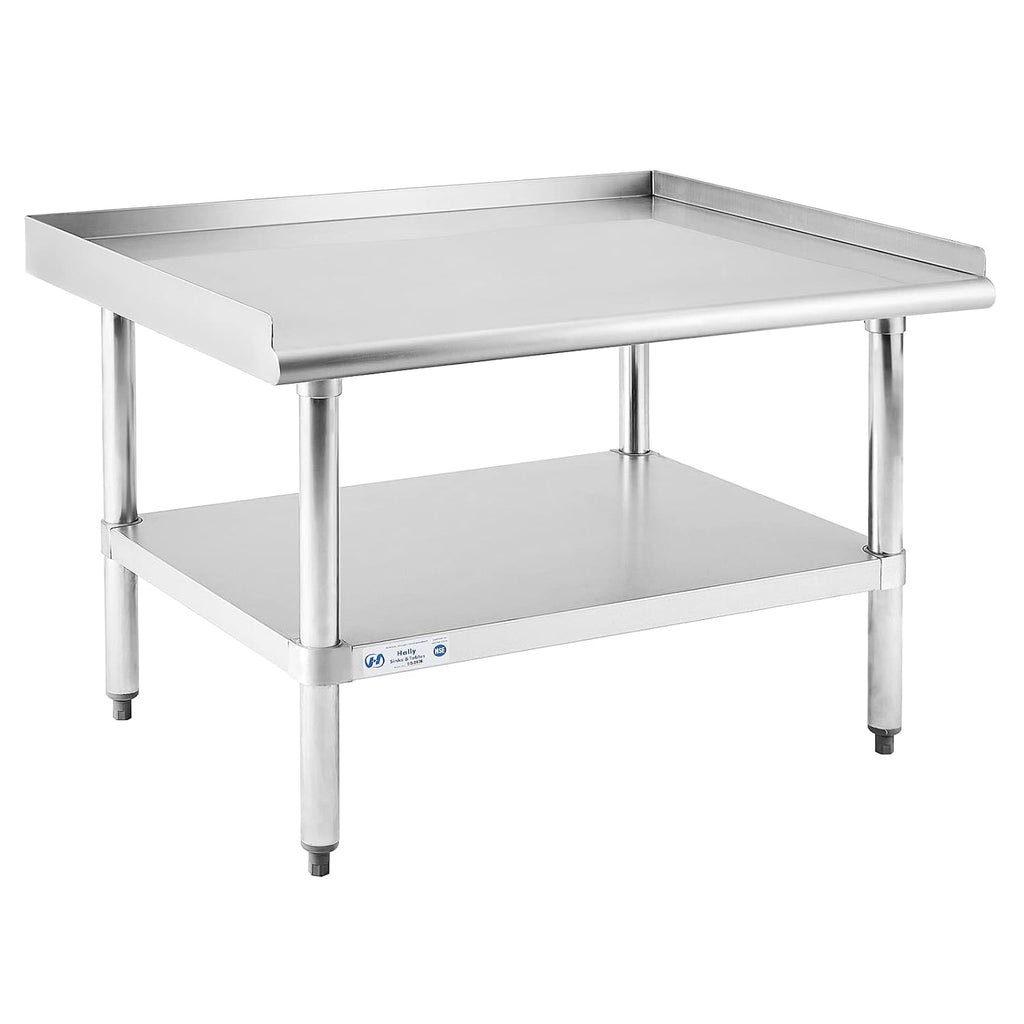 Hally Stainless Steel Equipment Stand 28"x36" Commercial Prep & Work Table