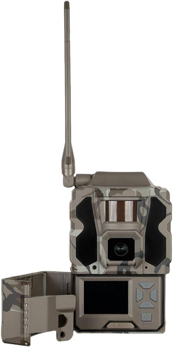 Reveal Ultra Cellular Trail Camera – 4K Photo, 1080P Video, Live Streaming, GPS, Low-Glow/No-Glow Flash, LTE –