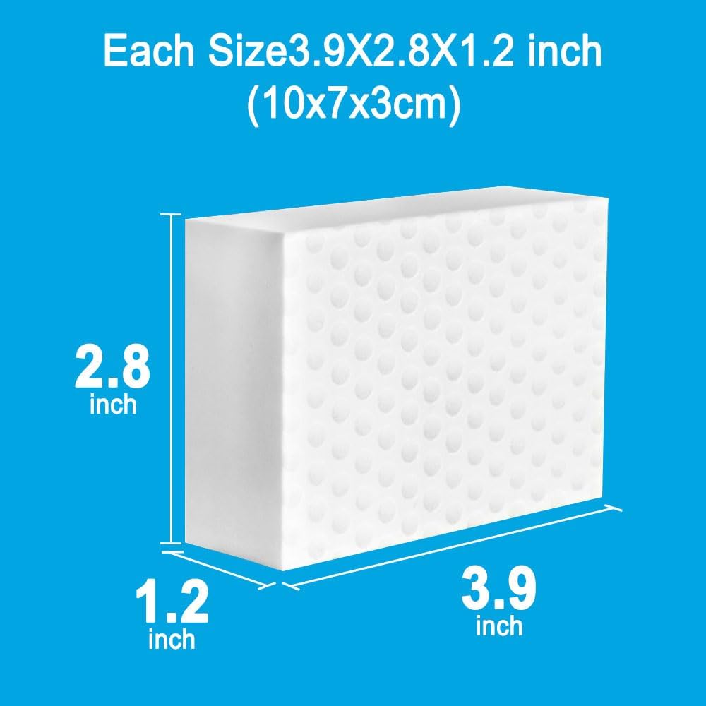 Magic Sponges Cleaning Eraser,10 Pack Melamine Sponge Cleaning Pads in Bulk