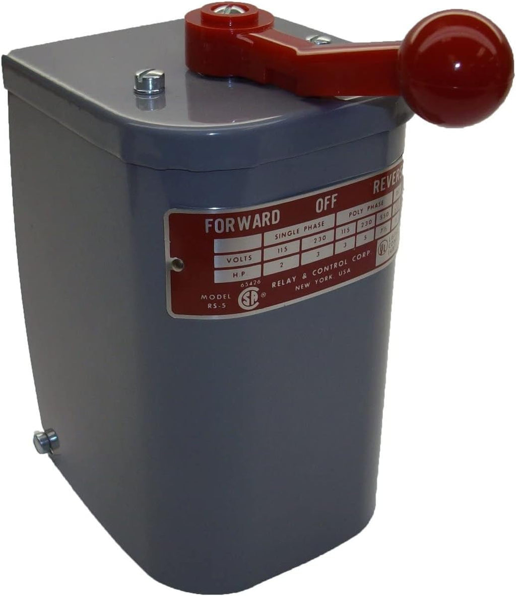 2 hp - 3 hp Electric Motor Reversing Drum Switch - Position = Maintained # RS-5