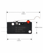 72736G01 Forward/Reverse Limit Switch Replacement for E-Z-GO Gas Electric 2003-up,LimitMicroswitch，(2 pcs)