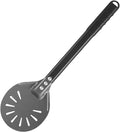 Pizza Turning Peel 6 Inch Round Anodized Aluminum Perforated Pizza Peel Turner With Metal Handle Pizza Paddle Spinner
