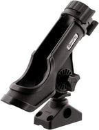 Scotty #230 Powerlock Rod Holder with #241 Side/Deck Mount, Adjustable Boat Fishing Rod Holder, Universal Cradle Design, Side or Deck Mount Installation, Marine-Grade Construction