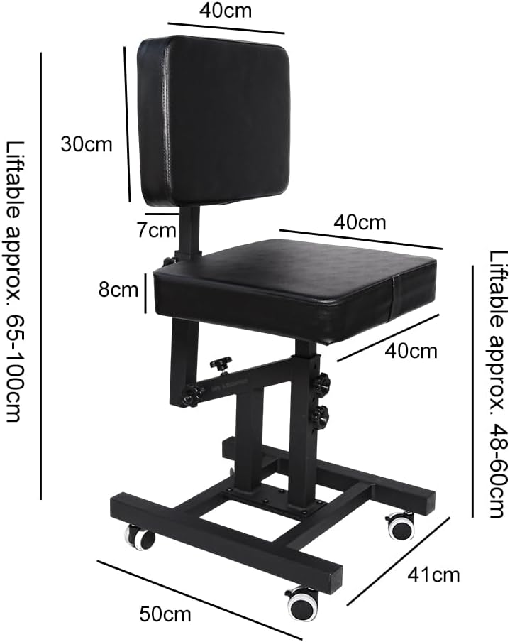 Tattoo Chairs with Adjustable Armrest & Back Support for Tattoo Artists and Client, Ergonomic Multiple Uses