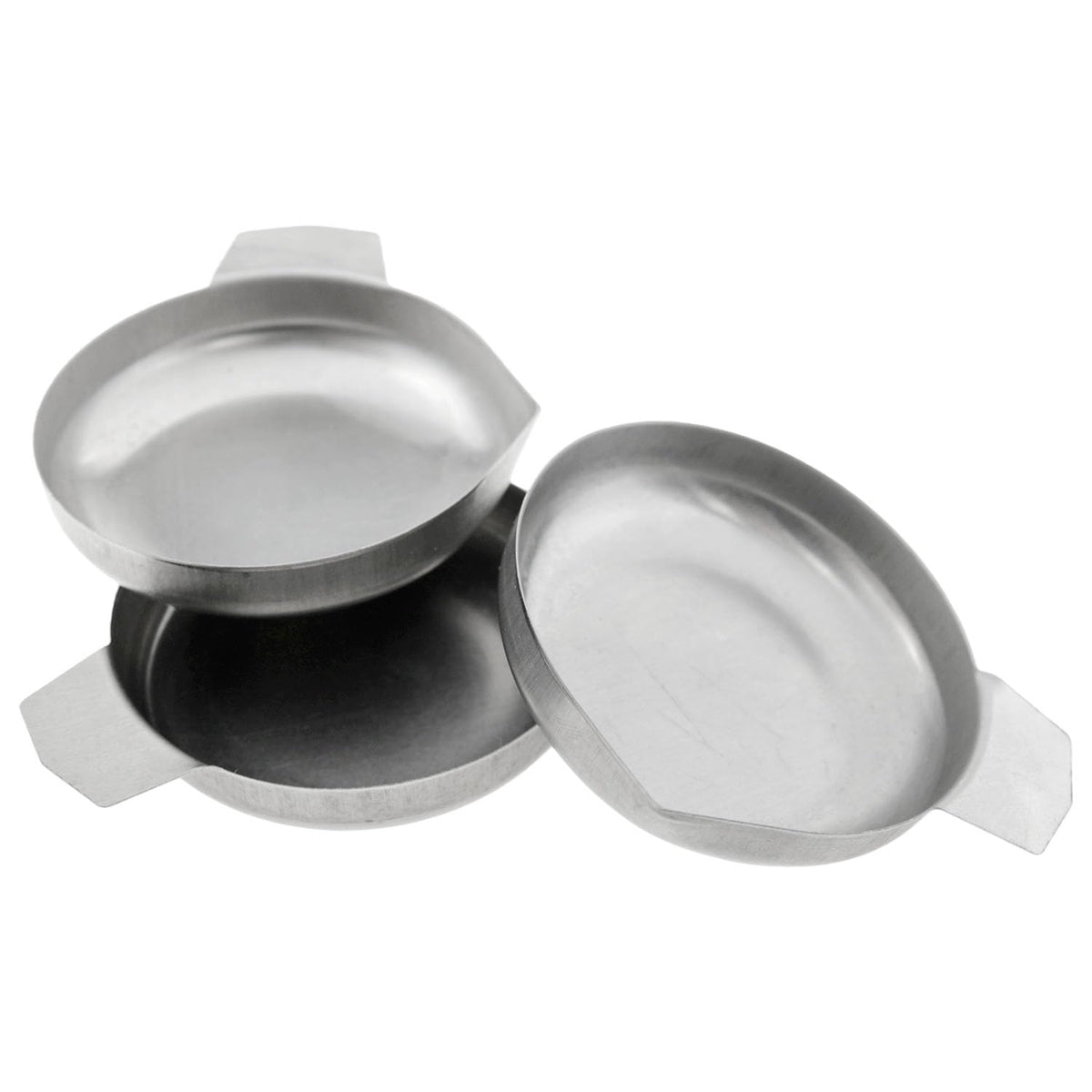 5 Pcs Silver Set, Includes 4 Electronic Scale Trays and 1 Scoop