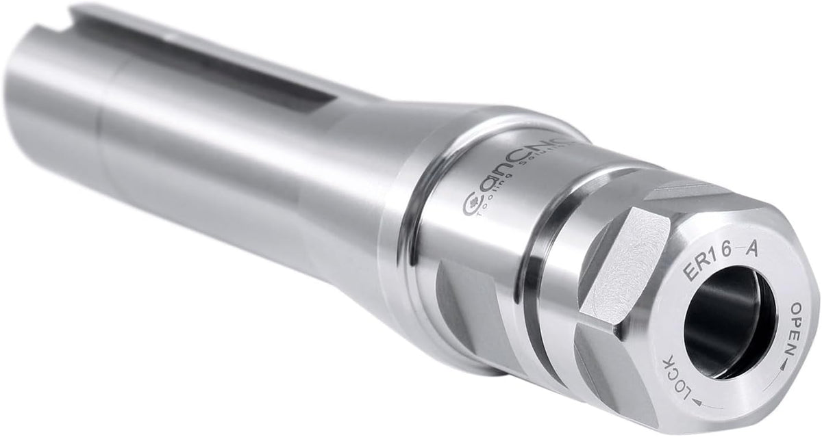 Accusize R8 Shank ER16 Collet Chuck, 7/16''-20 Drawbar End, 0223-0229
