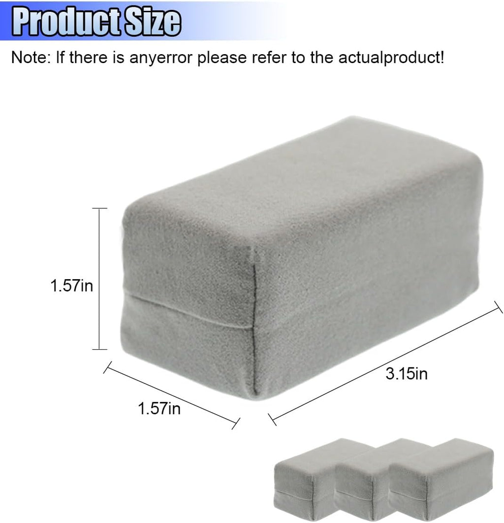 Suede Microfiber Applicator Pad, Multi-Purpose Ceramic Spray Coating Sponge Pads, Car Detailing Sponge for Car Paint