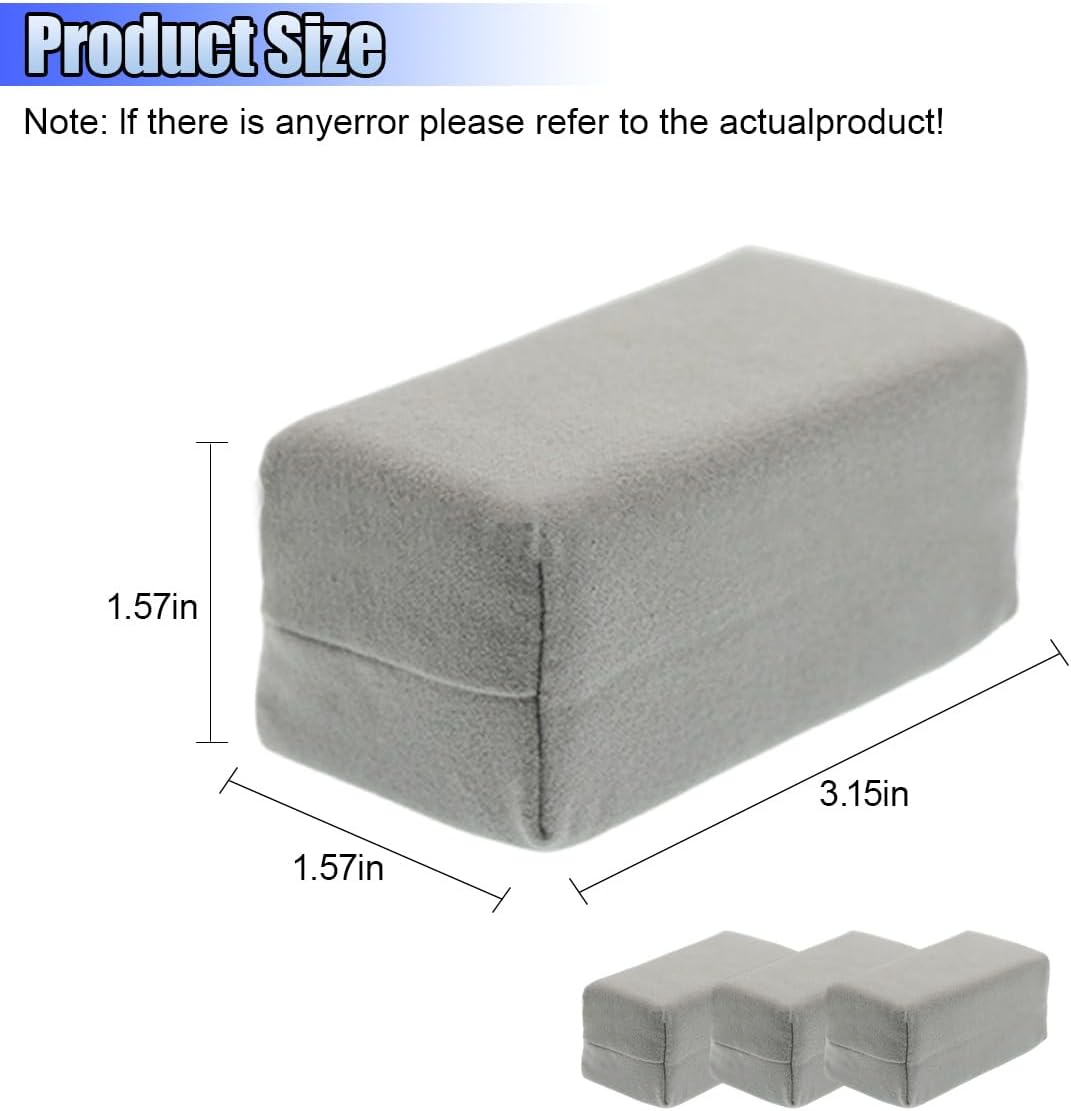 Suede Microfiber Applicator Pad, Multi-Purpose Ceramic Spray Coating Sponge Pads, Car Detailing Sponge for Car Paint