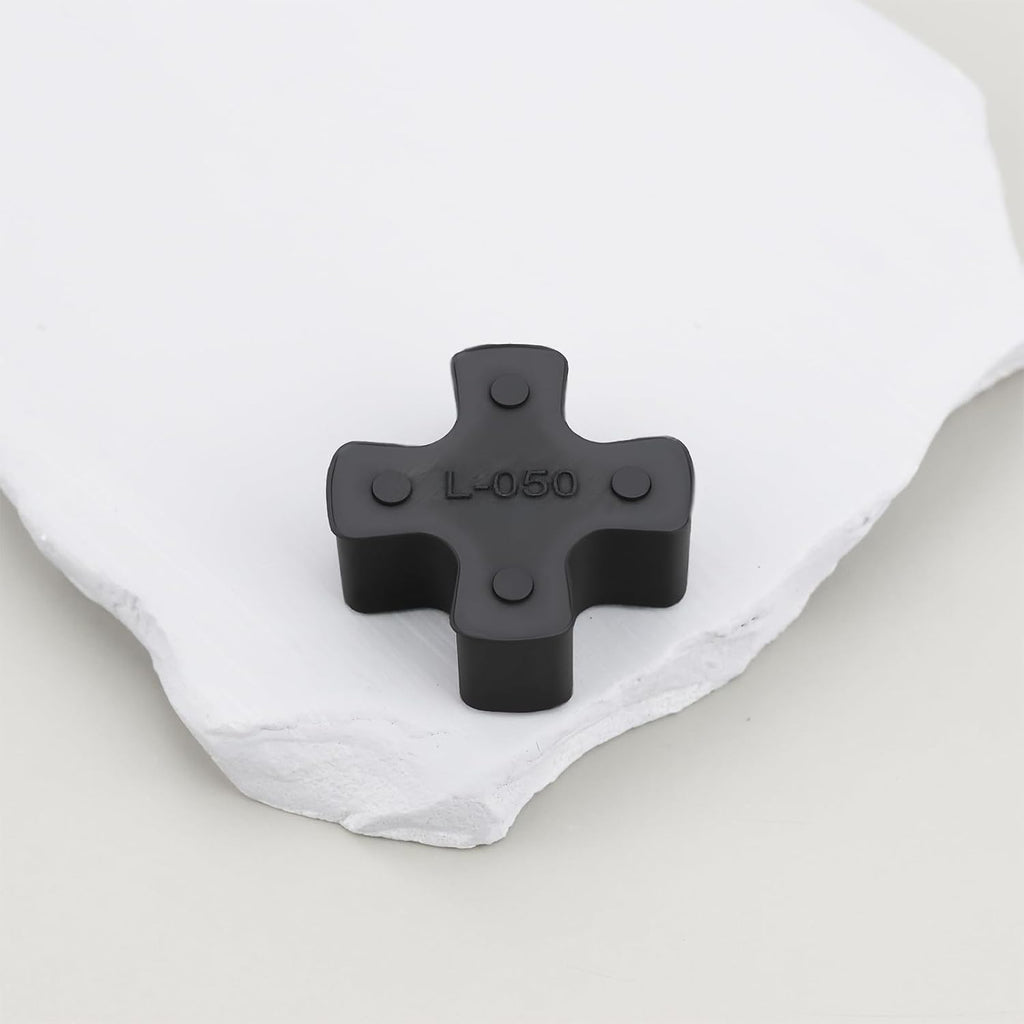 8PCS L050 Solid Jaw Coupling Elastomer Spider Insert NBR Rubber 27.2x11.2mm for Pumps Fans Motors