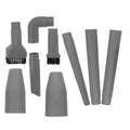 Vacuum Cleaner Attachment Brush Kit, Plastic Universal Accessory