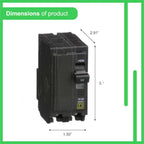 Genuine Square D QO250 50 Amp Double Pole Circuit Breaker Kit
