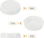 60 Pcs Mailing Tube Plastic End Caps 2" ID PE Round Cardboard Shipping Tube Lids White Protective Poster End Caps for