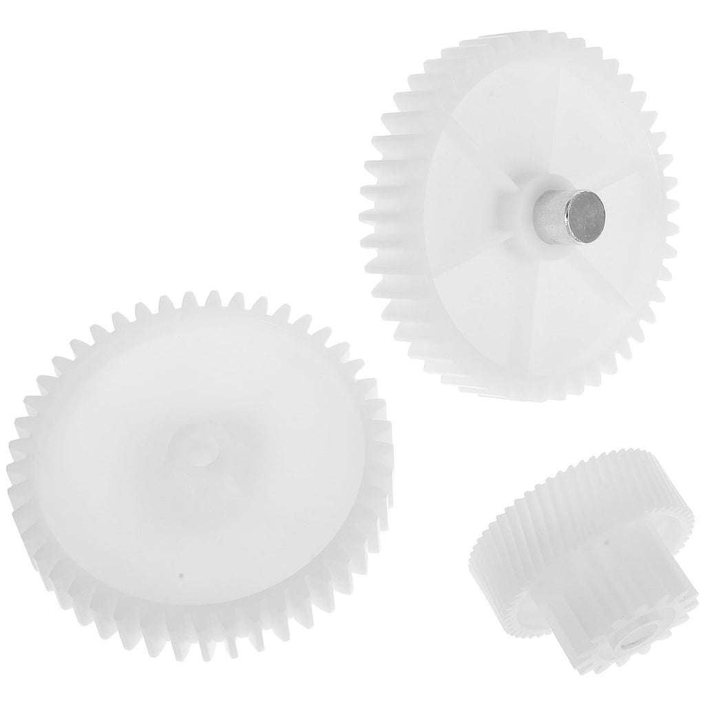 Meat Grinder Gear Replacement Set, 45 Tooth 3 Piece White