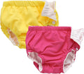 IIjnUhb Swim Diapers Baby Reusable 2 Pack,Washable Pants for 0-3 Years Boys Girls Swimming Lesson Shower Gifts