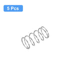 5Pcs Compression Spring 304 Stainless Steel 8mmOD,0.5mmWD,15mmFL