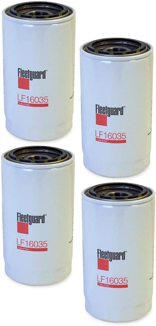 LF16035 Fleetguard Oil Filter (Pack of 4)