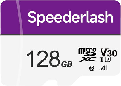 128GB Micro SD Card with Adapter, A1, U3, Read Speed Up to 95MB/s, High Speed Memory Card for Cams, Drones