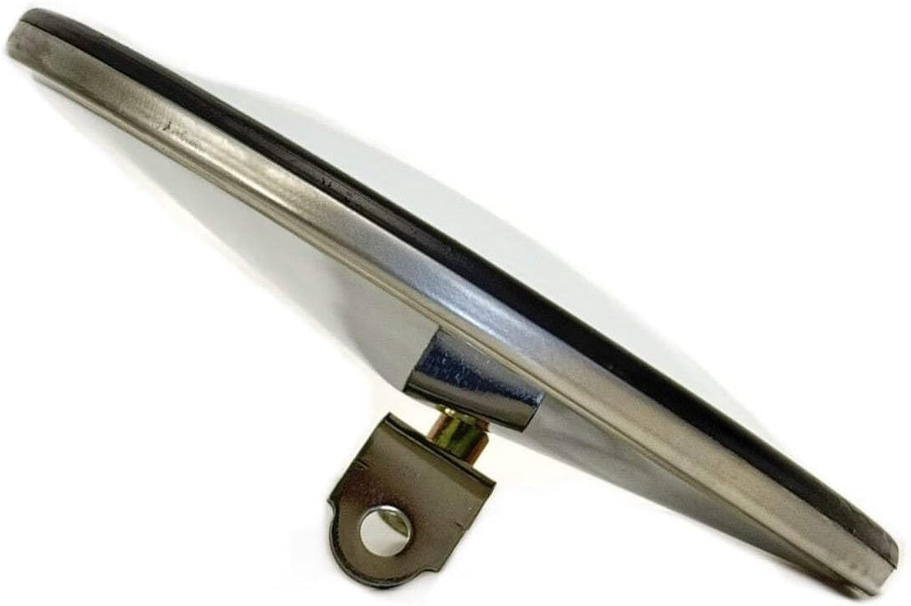 8 1/2" Convex Mirror Stainless Steel with Offset Stud Mount | F245670