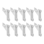TOPPERFUN Fridge Accessory Plastic Freezer Shelf Hooks Refrigerator Clip Hooks for Storage Organization