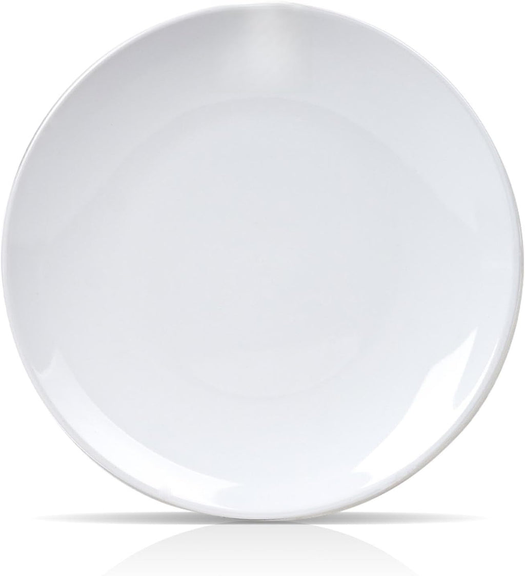 Restaurant Value, Stoneware Coupe Shape Plate 10.5", Bright White, Case of 12