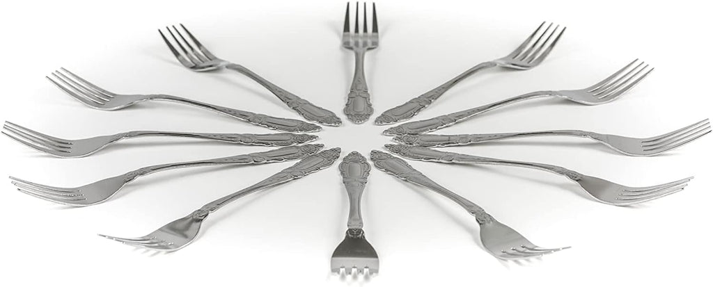 24 Piece Stainless Steel Dinner Forks, 7.5 in, Dishwasher Safe