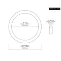10 PK AS-329 Buna-N O-Ring, 90A 2" ID, 2-3/8" OD, 3/16" Width, Black