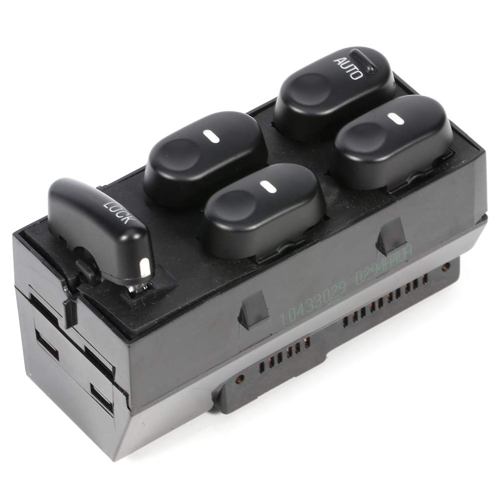cciyu Driver Side Master Power Window Switch 1997-05 for Buick Century