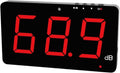 SW-525A Sound Level Meter Tester 30-130db Large Screen Red LCD Display Wall Hanging Type Decibel Noise Measuring with Alarm (Sound Level Meter)