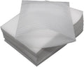 White Epe Precut Foam Pouches 100 Pack for Electronics and Plates