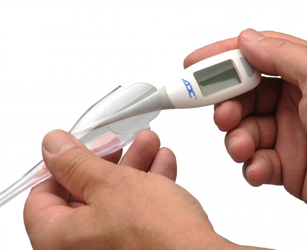 Fast Read Digital Thermometer with Color Coded Backlight, Adtemp 418N
