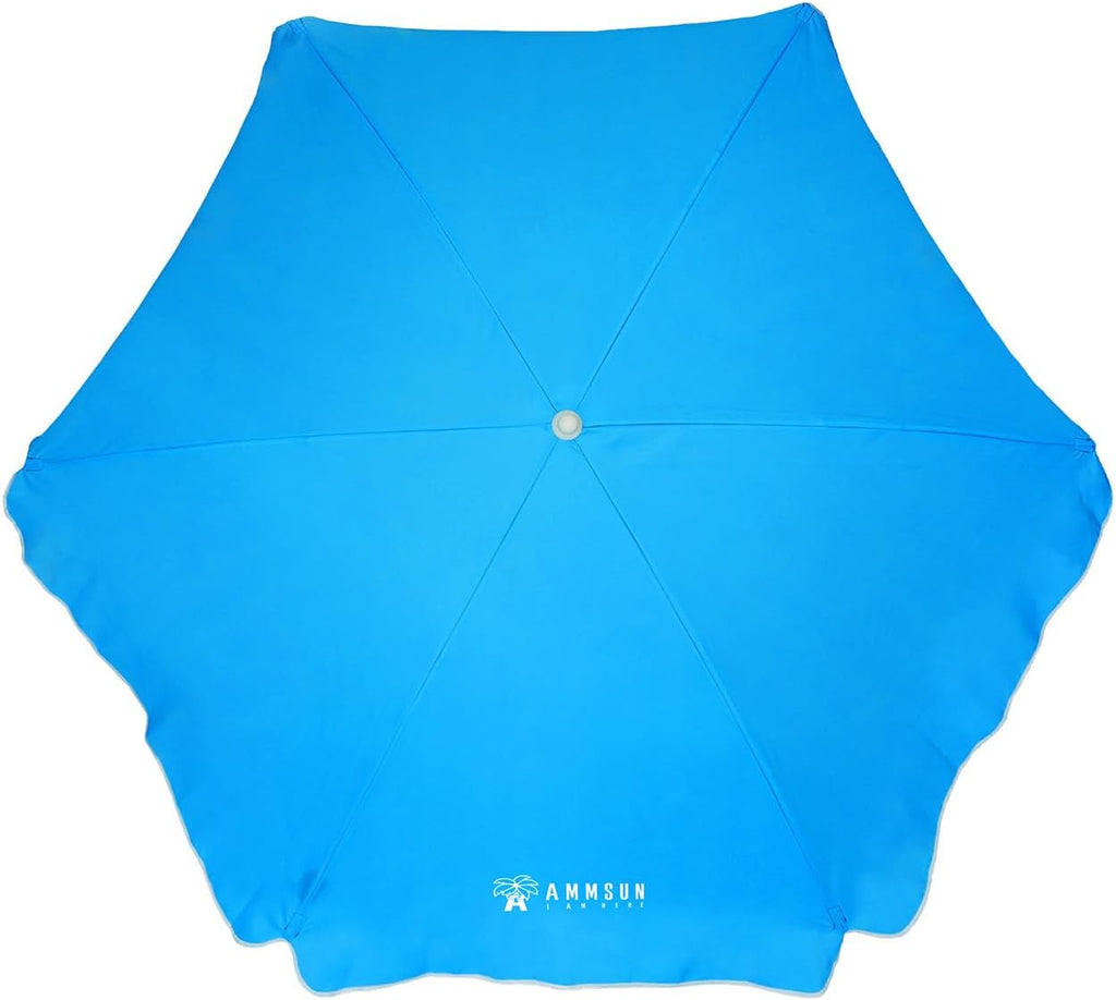 5ft Seaside Beach Umbrella for Sand and Water Table - Kids Durable Umbrellas for children Beach Camping Garden