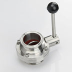 SS304 Stainless Steel Butterfly Valve, 2 Pack, 1¼"Inch