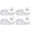 Dishwasher Upper Basket Support Wheels Pack of 4 compatible with Miele