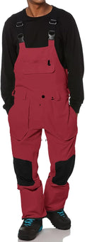 Mens Snow Bibs Ski Bibs Snowboard Pants Winter Overalls for Men | Warm and Breathable,Durable,Waterproof Insulated