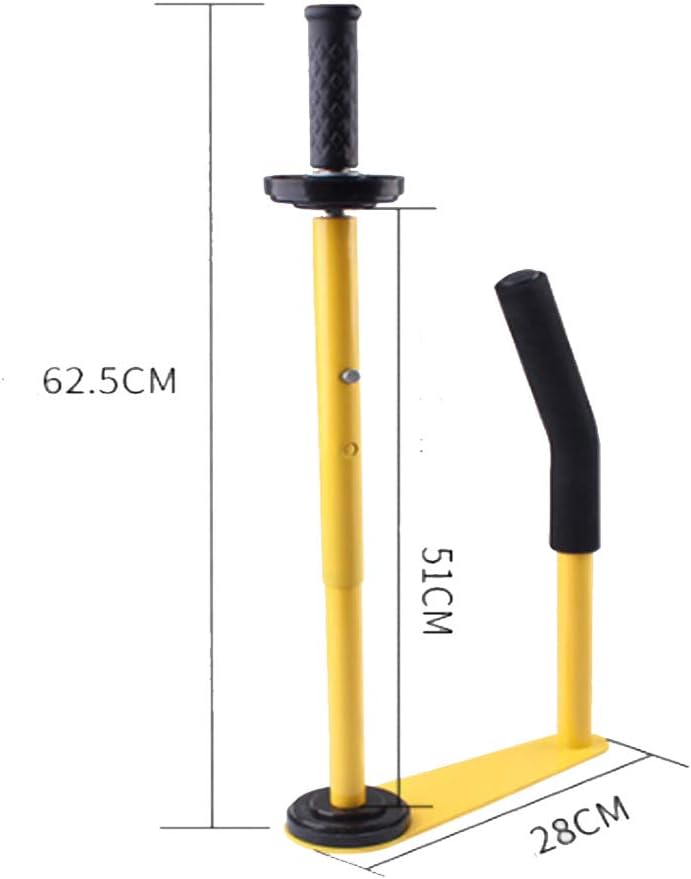 Pallet Stretch Film Packing Machine Shrink Wrap Dispenser Holder for 18 inch and 20 inch, Yellow