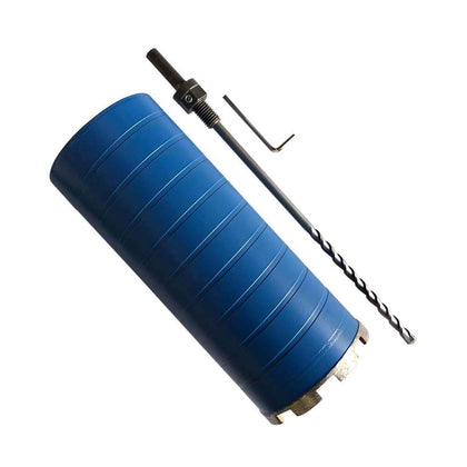 4-1/2" Dry Diamond Core Bit w/Pilot for Brick & Block, 1/2" Chuck | Core drilling into masonry, brick, block, and