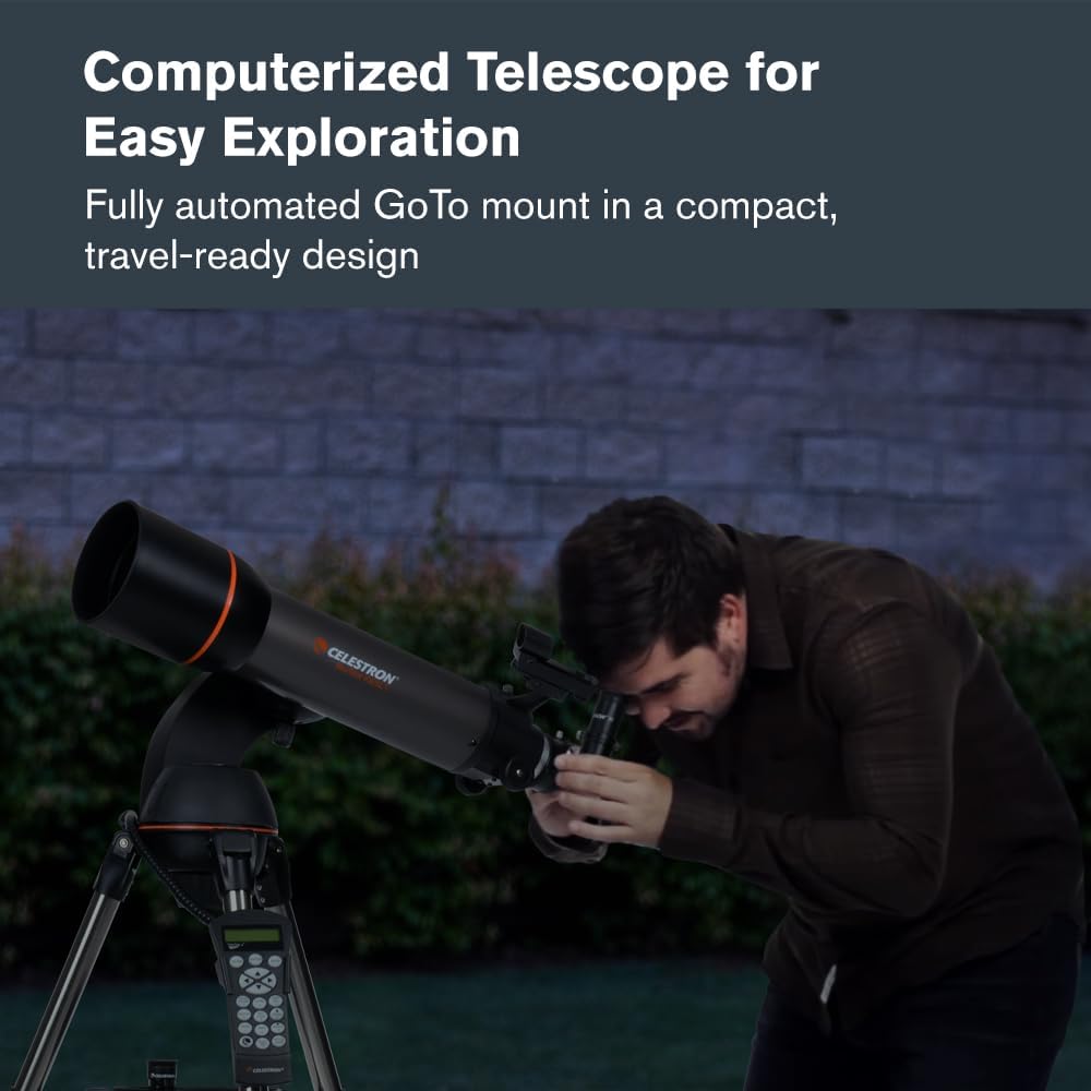 NexStar 102SLT Computerized Telescope - Compact and Portable – Refractor Optical Design - SkyAlign Technology