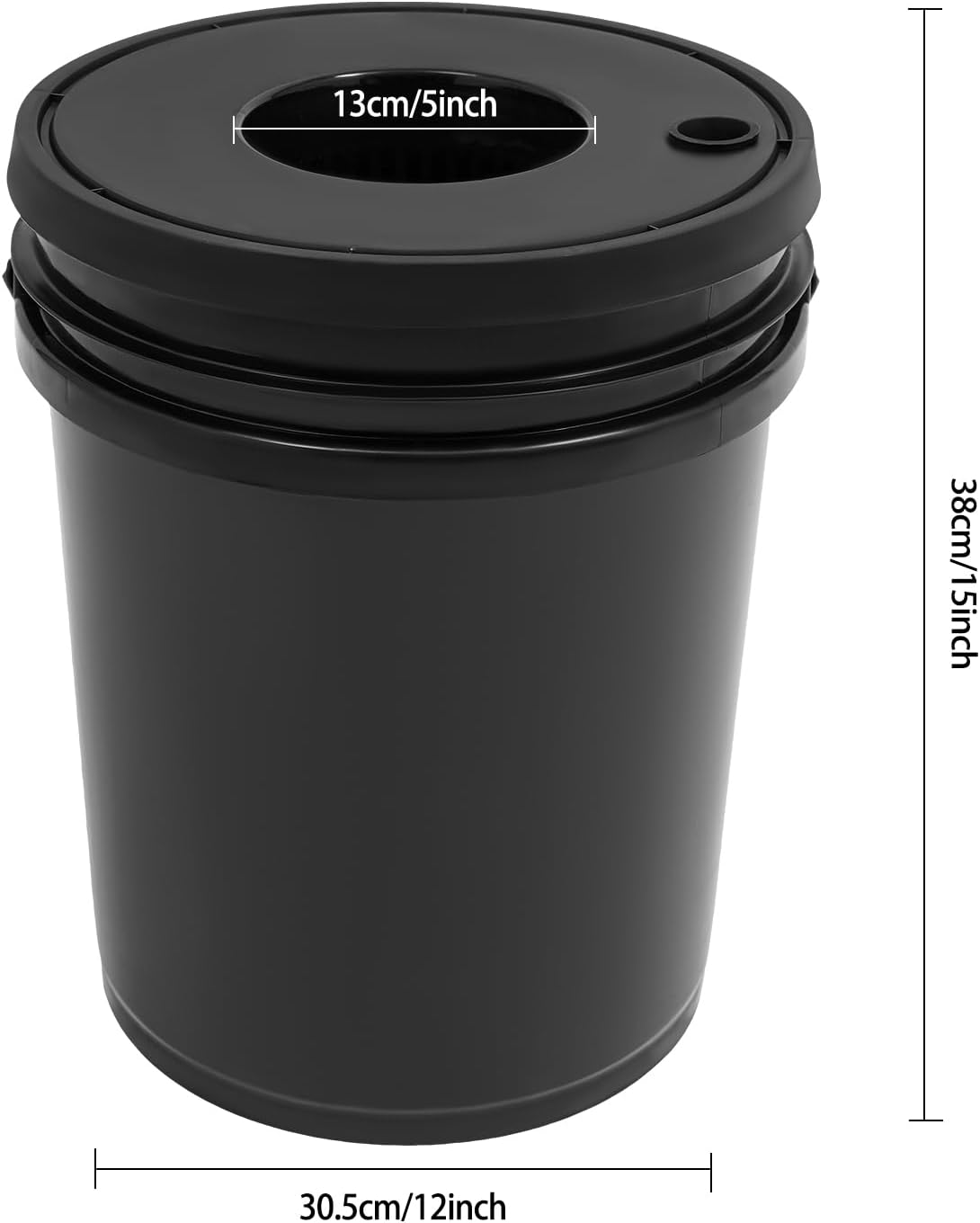 Hydroponic Growing System Kit - 4 Bucket Deep Water Culture DWC Setup with Air Pump - Soil-Free Indoor Gardening for