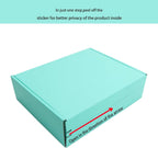 Green Mailer Self-adhesive Shipping Box L10xW8xH2.8Inch Gift Packaging Box