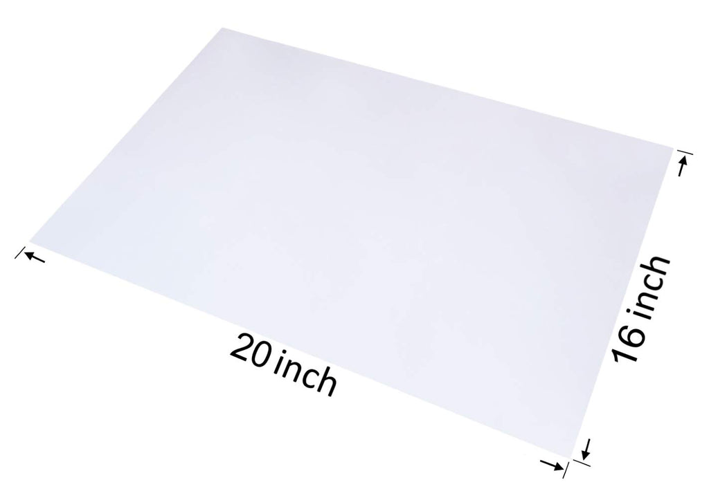 100 CT 16x20 1.1 Mil Large Clear Poly Bags for Packaging, Flat Open