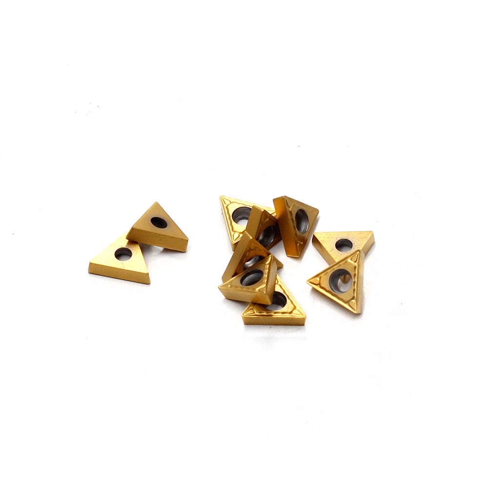 OSCARBIDE TCMT21.51/TCMT110204 TiN Turning Inserts 10Pcs