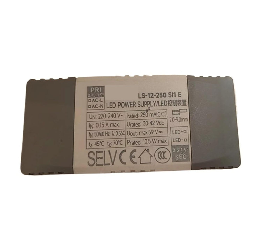 45mm Aperture Downlight Constant Current Transformer Ballast 21W Control Device Flicker-Free LS-12-250(8W/180MA/30-42V LS-8-180 SI1 E)