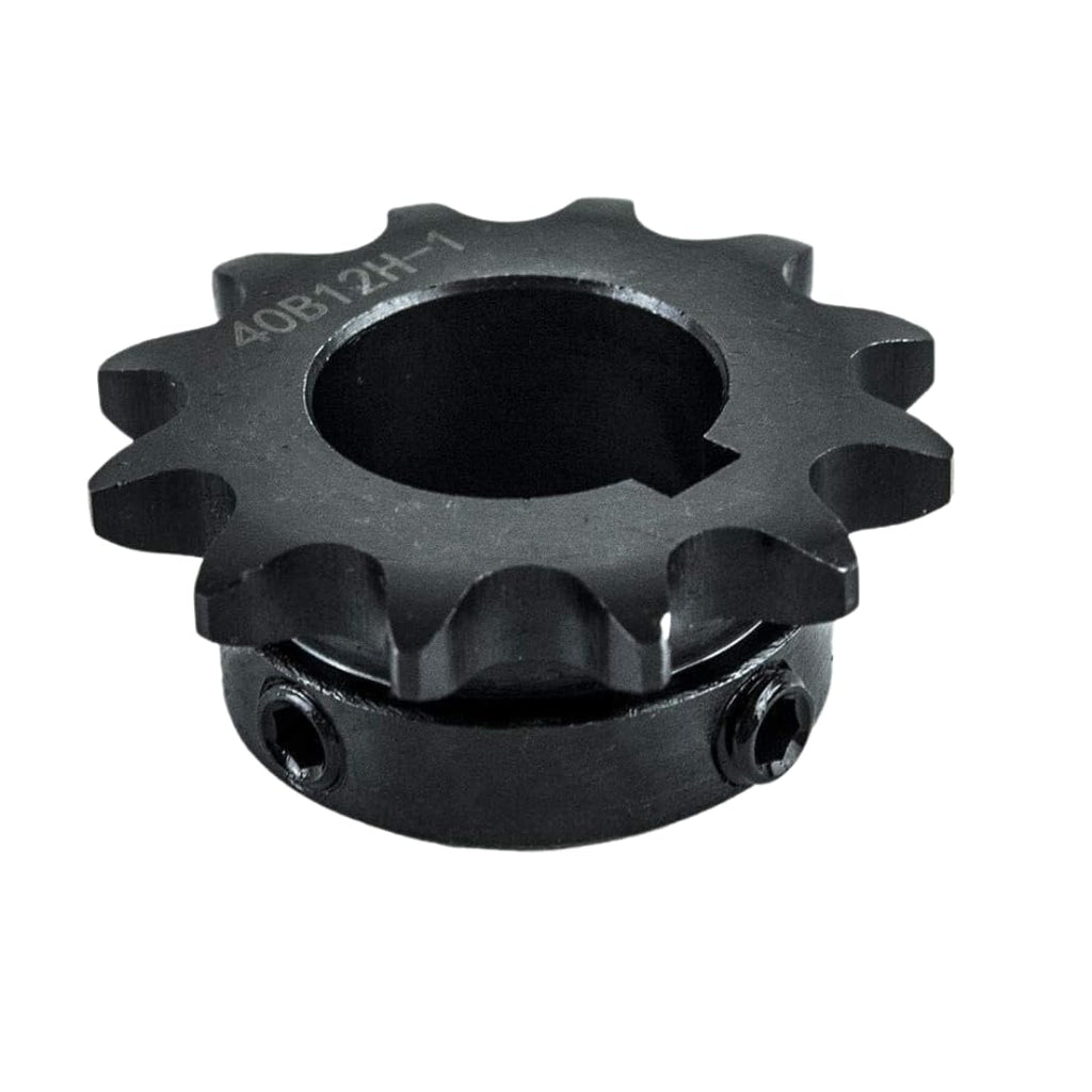 #40 Roller Chain Sprocket B Type 1" Bore Hardened 12 Tooth - 40BS12H-1"