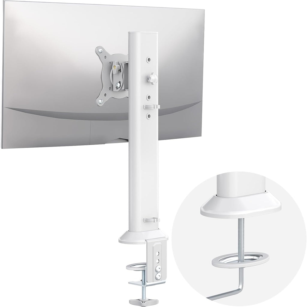 Single Desk Monitor Arm Mount Stand Fit for 13 inch to 32 inch Flat Curved Computer Screen with Swivel, Height