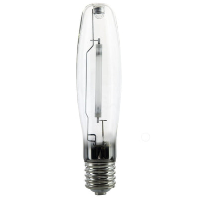 LU400/MOG High Pressure Sodium Light Bulb 400W ED18 Clear Mogul Base E39 ANSI Code S51 48000 Lumens 2100K Amber Light